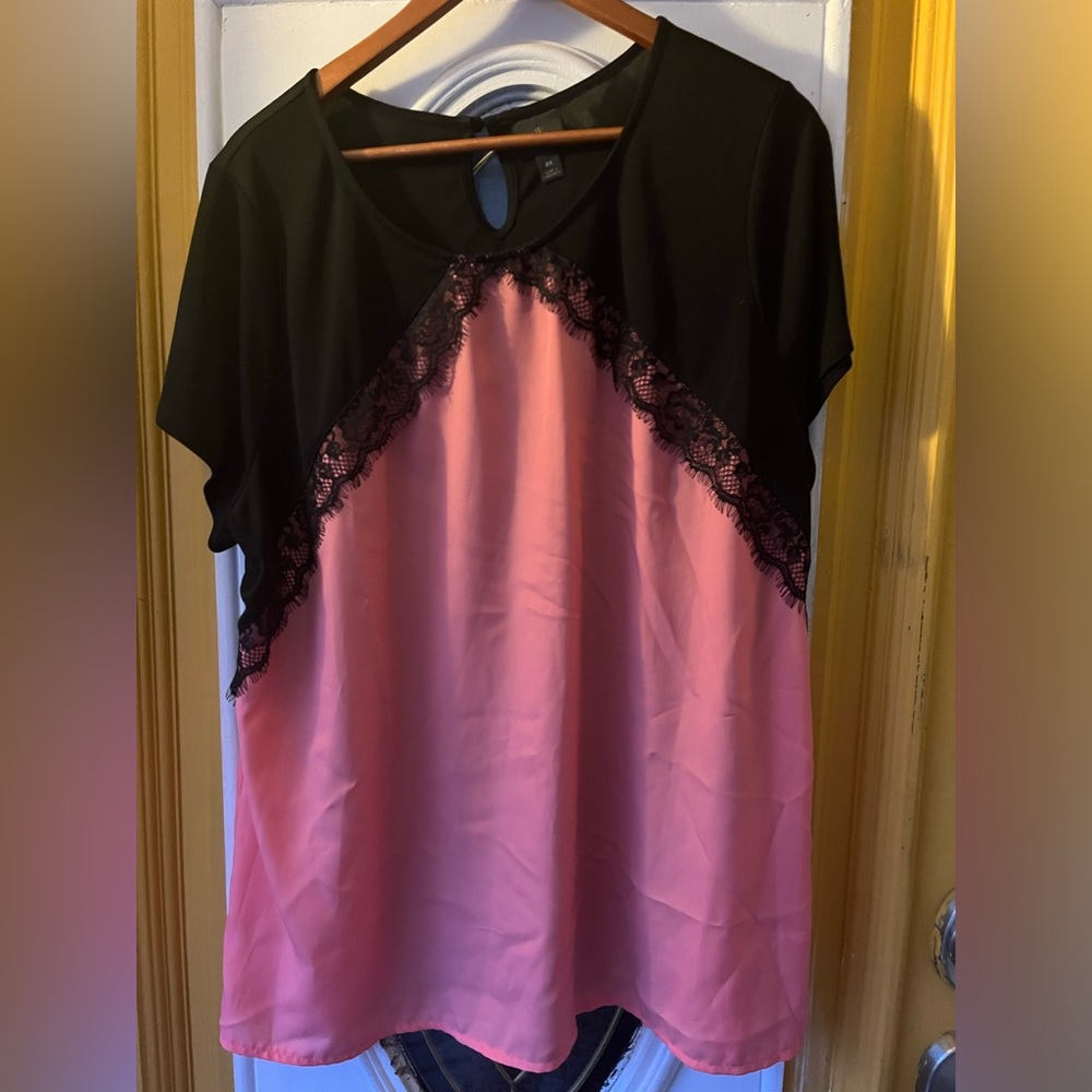 Worthington black lace Plus size 2 2X